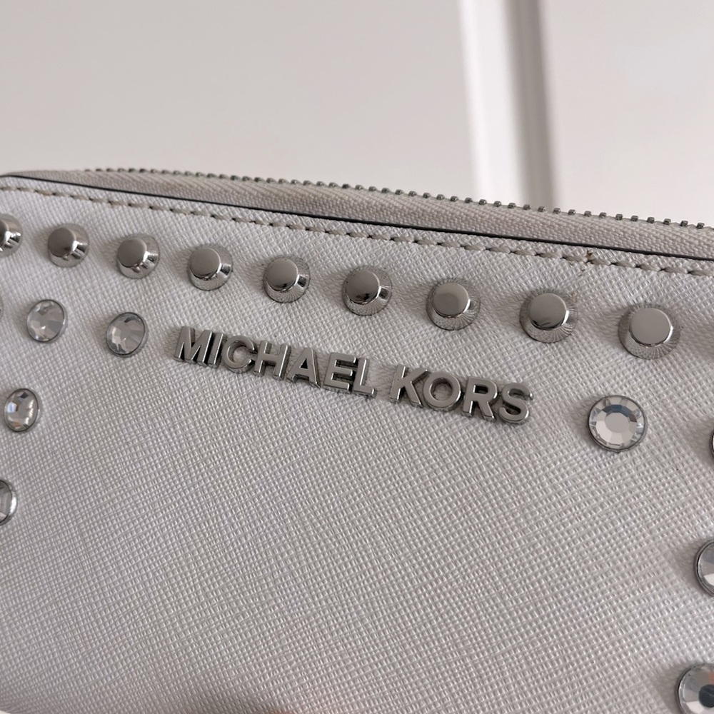 Michael Kors Crystal Wristlet Clutch - Picture 4 of 8